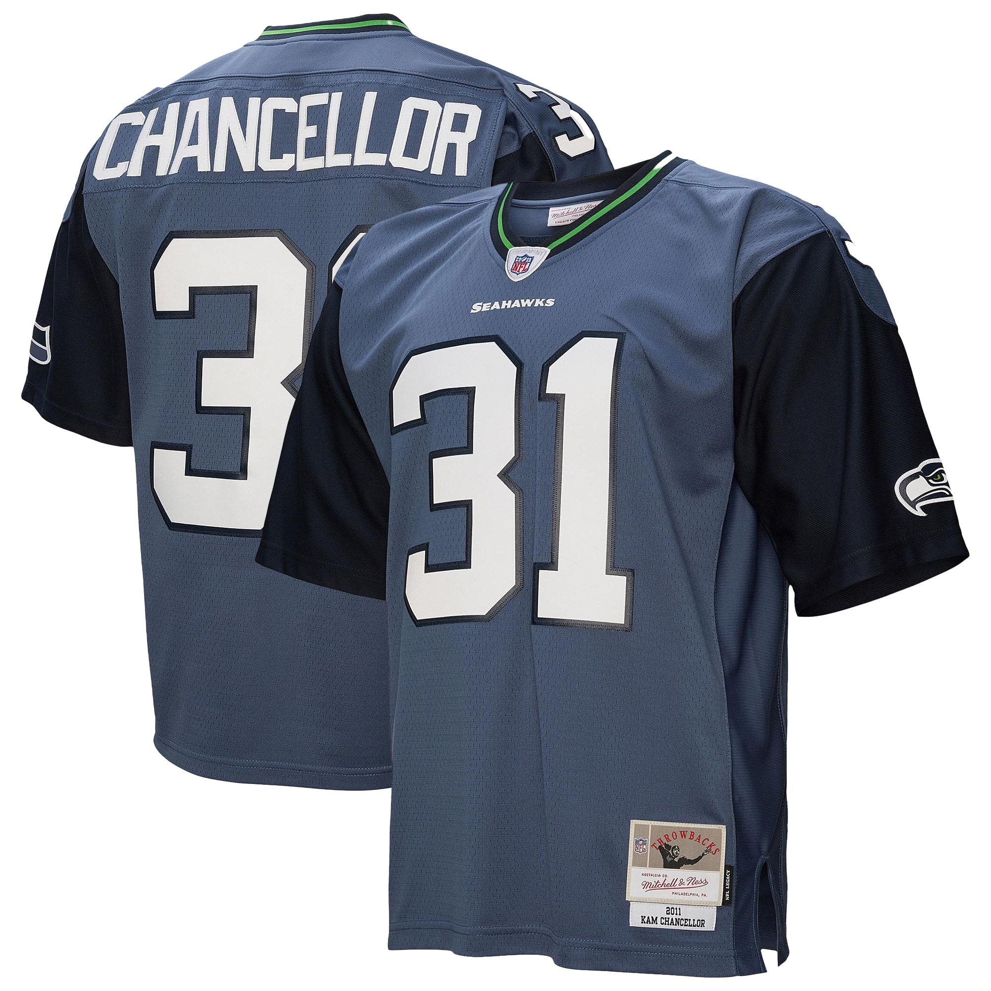 Women's Seattle Seahawks Blue Replica Jersey