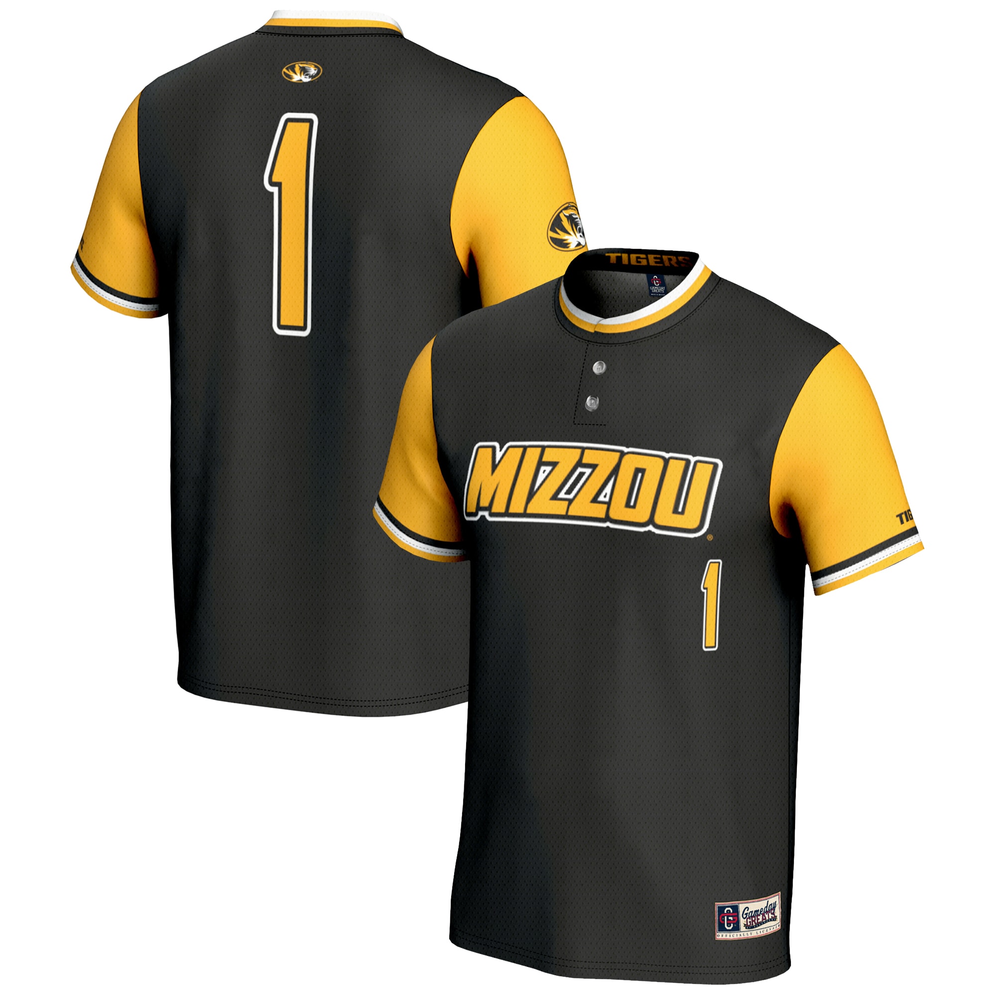 Women's Missouri Tigers Black Jersey