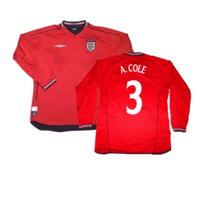 Kids' England Away Long Sleeve Jersey