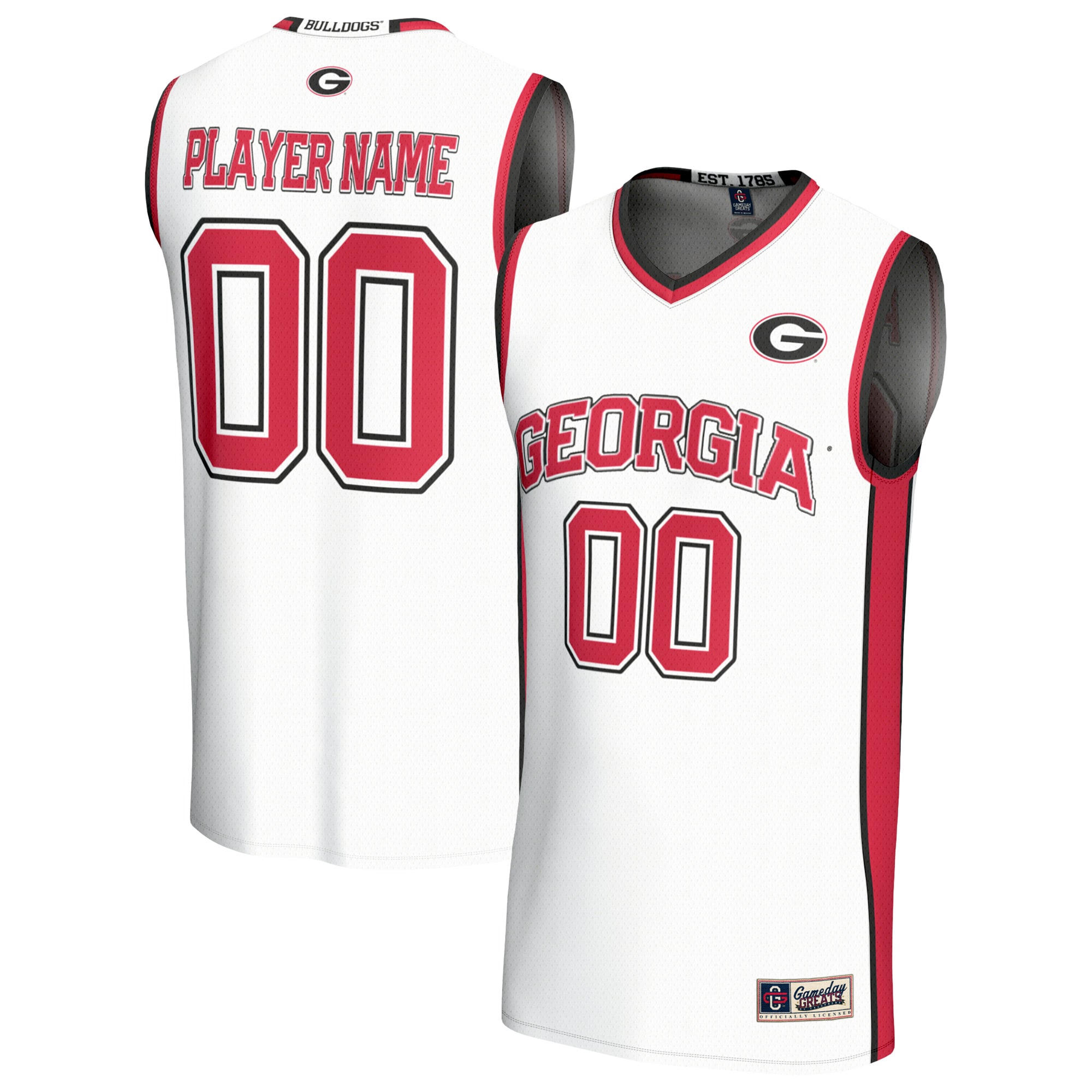 Kids' Georgia Bulldogs White Player Jersey