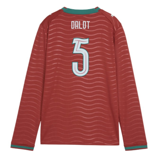 Kids' Portugal 2026/27 Home Long Sleeve Jersey