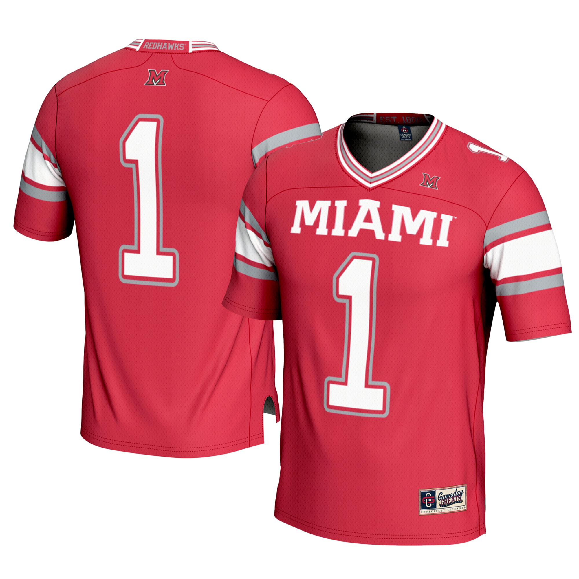 Men's Miami University RedHawks Red Jersey