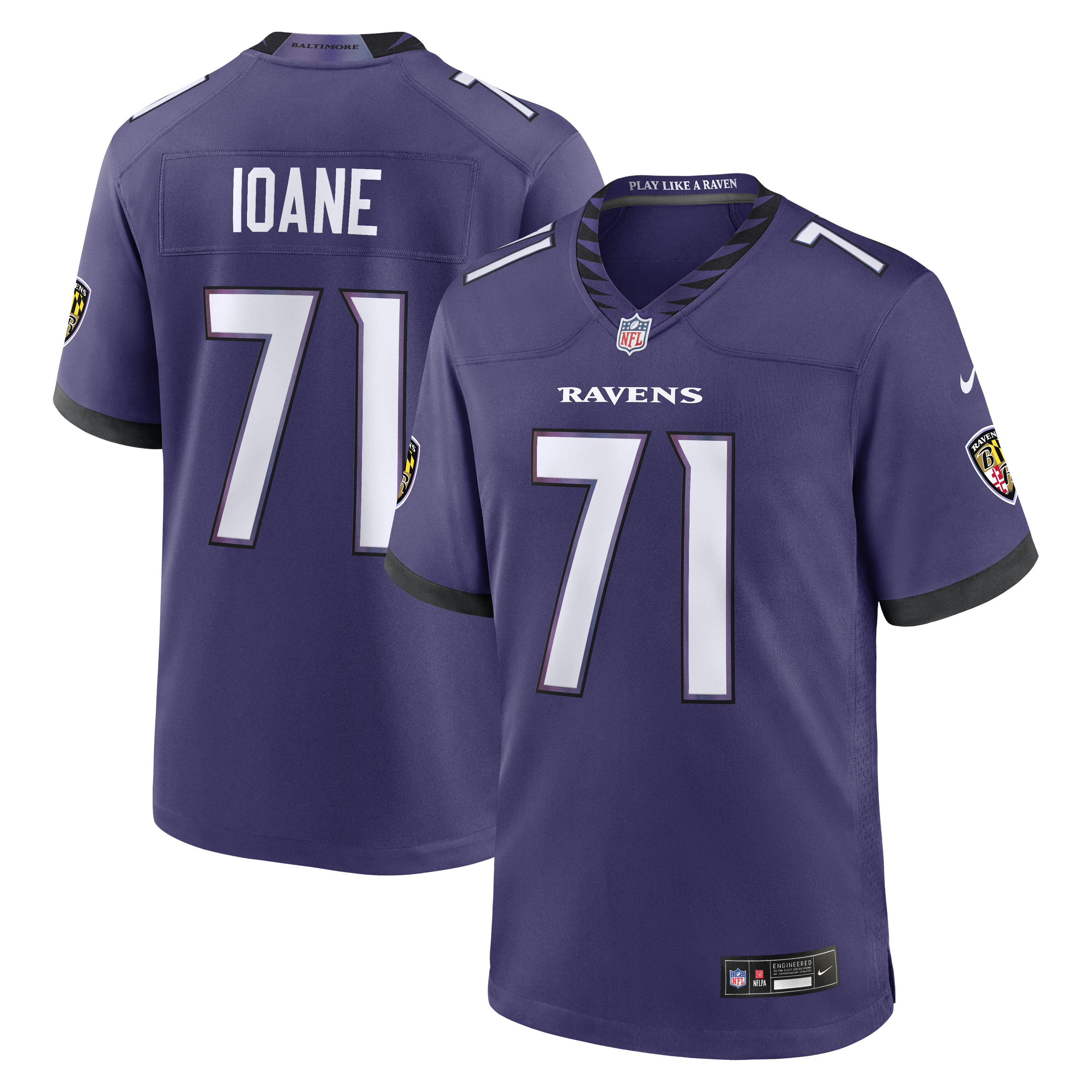 Kids' Baltimore Ravens 2026 Purple Game Jersey