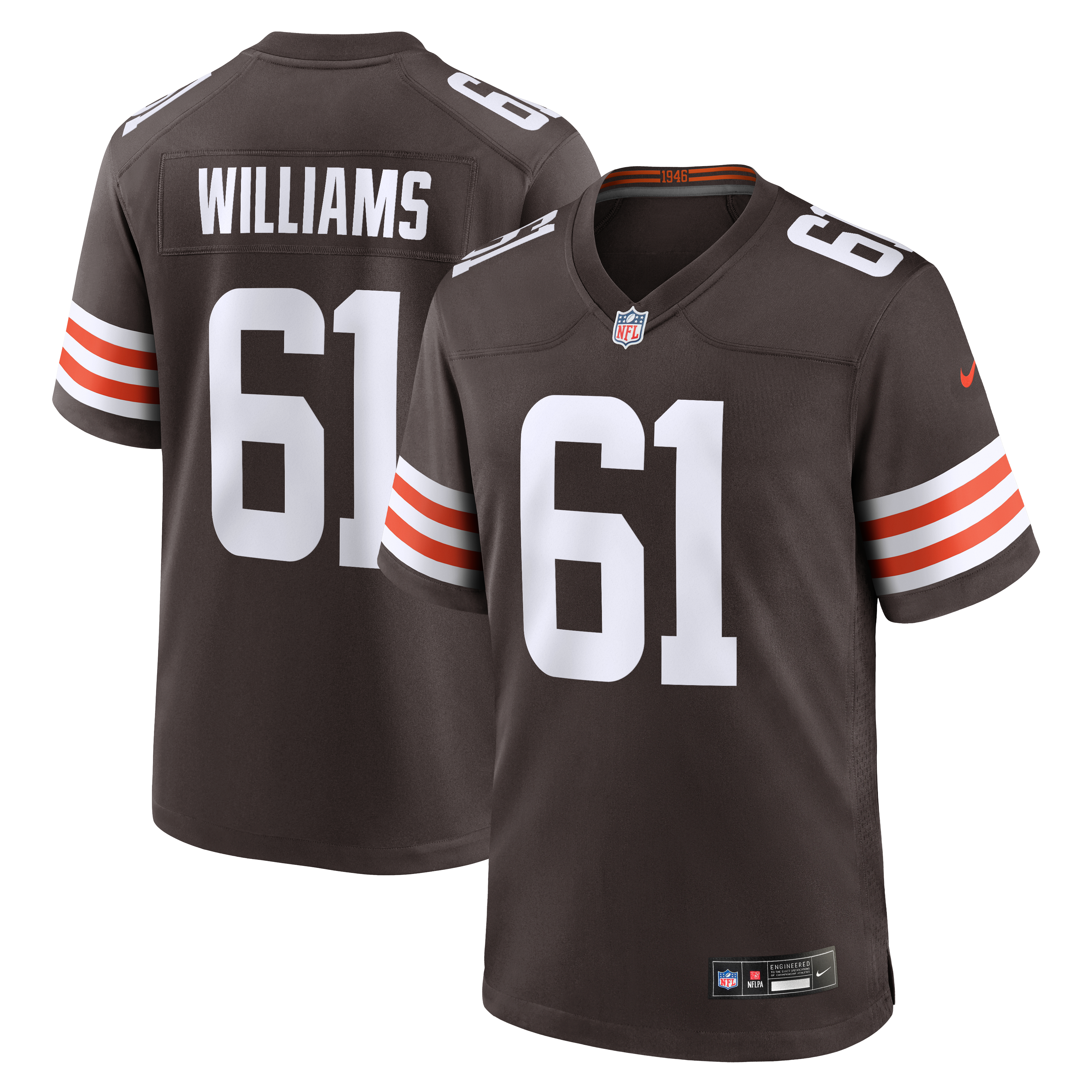 Men's Cleveland Browns Brown Game Jersey