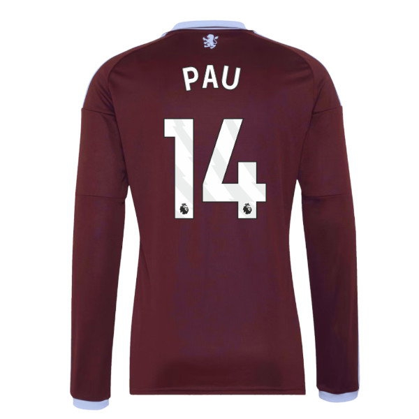 Kids' Aston Villa 2026/27 Home Long Sleeve Jersey