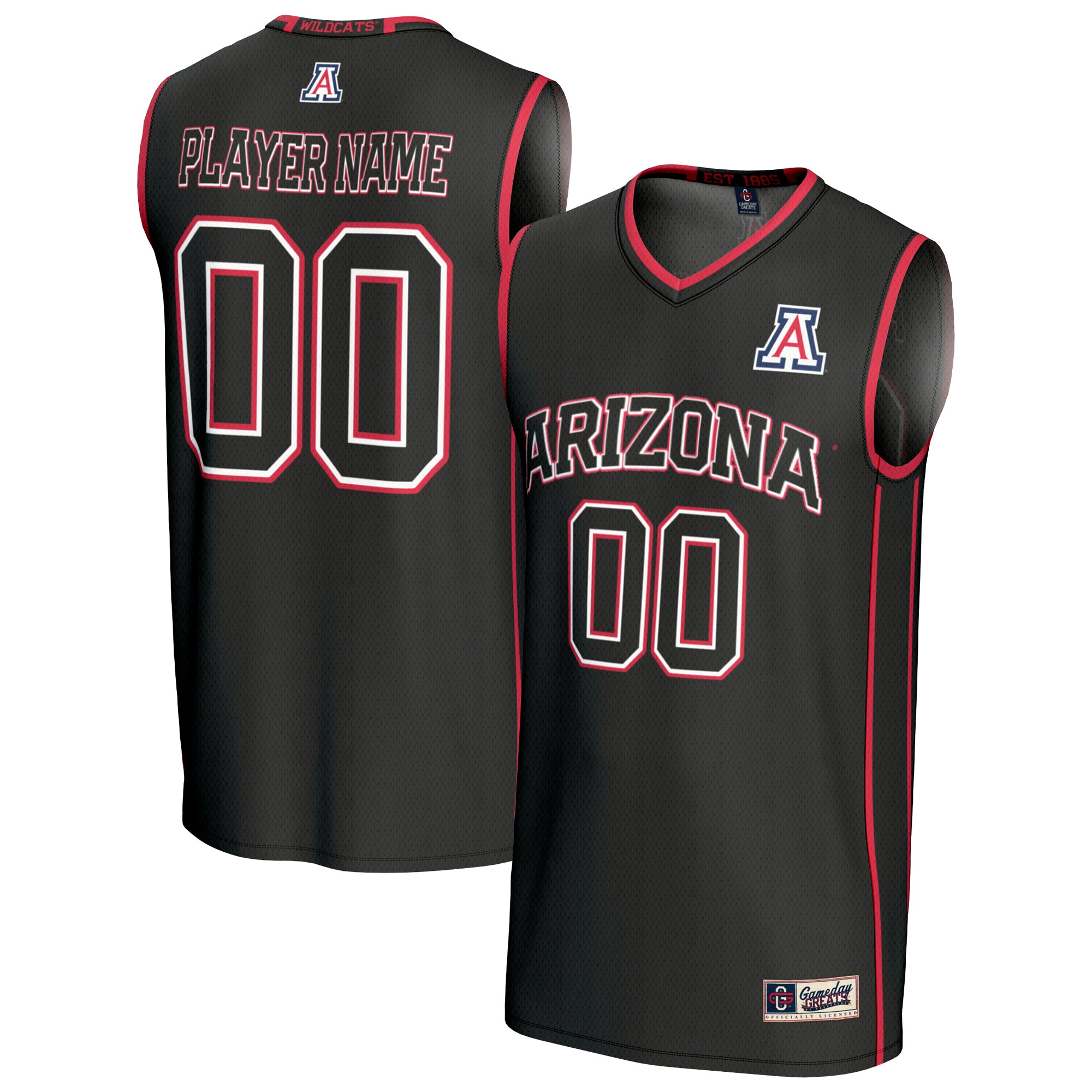 Women's Arizona Wildcats Black Player Jersey