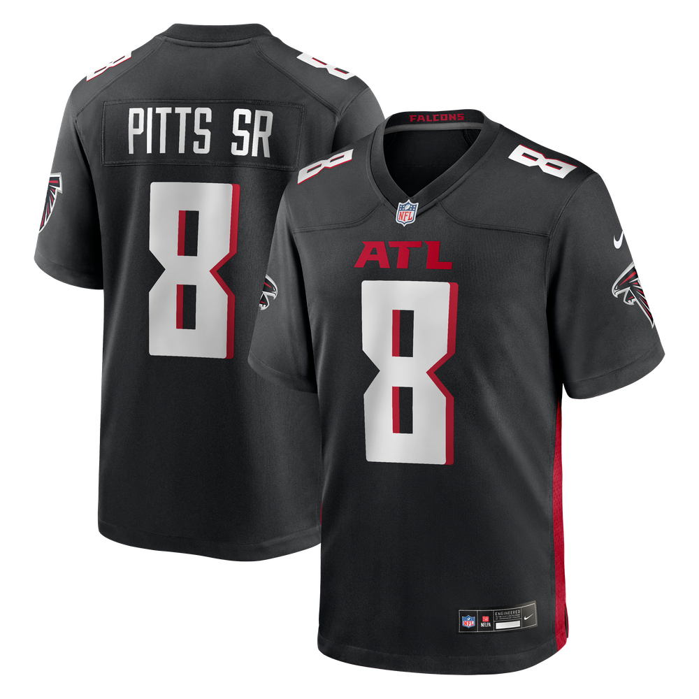 Men's Atlanta Falcons Black Game Jersey