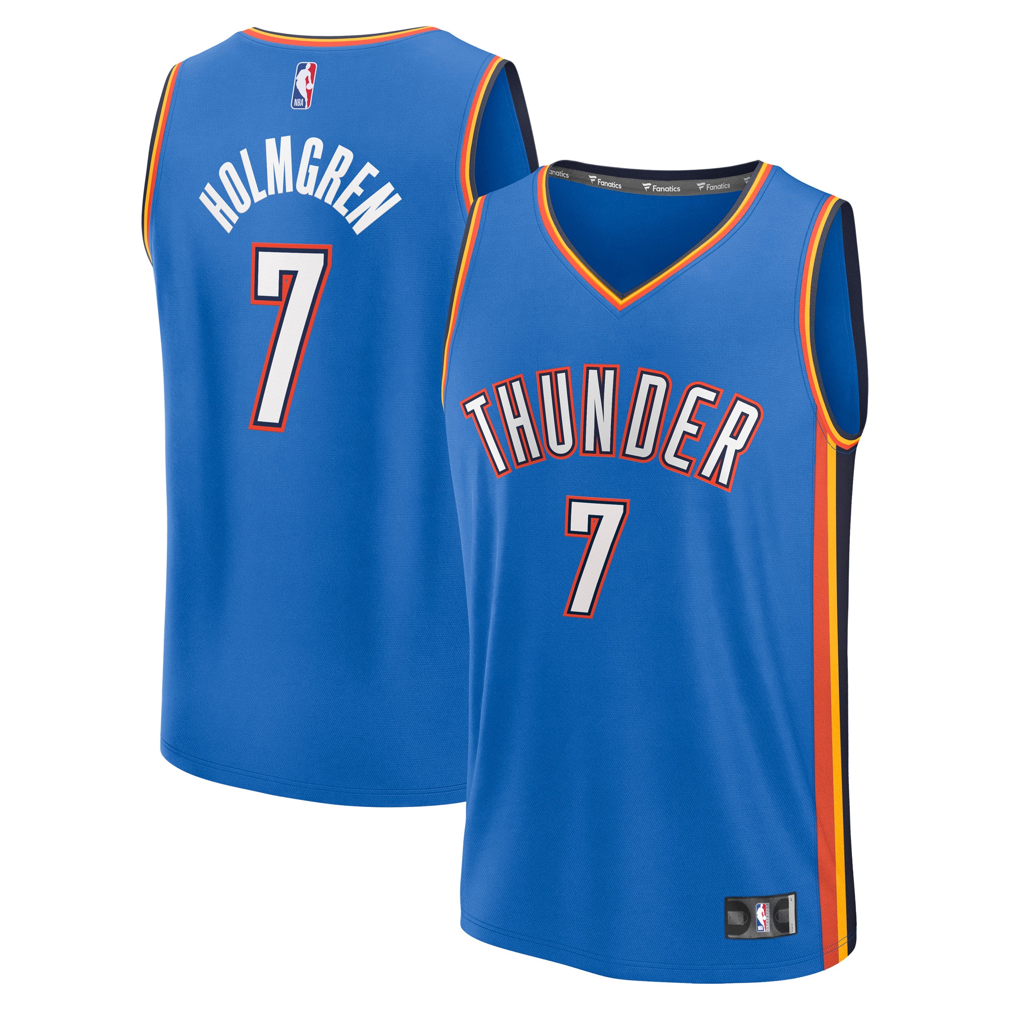 Men's Oklahoma City Thunder Blue Icon Player Jersey
