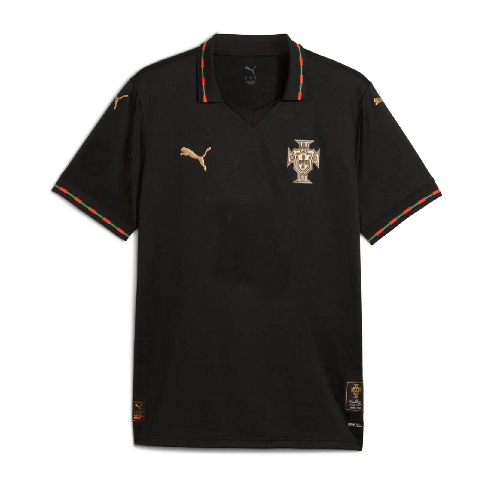 Men's Portugal 2025/26 Black Jersey