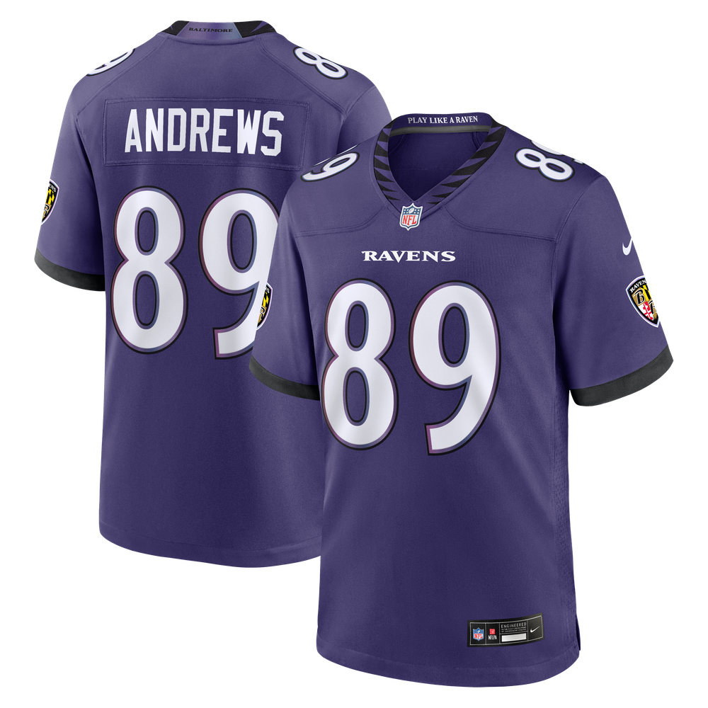 Men's Baltimore Ravens Purple Game Jersey