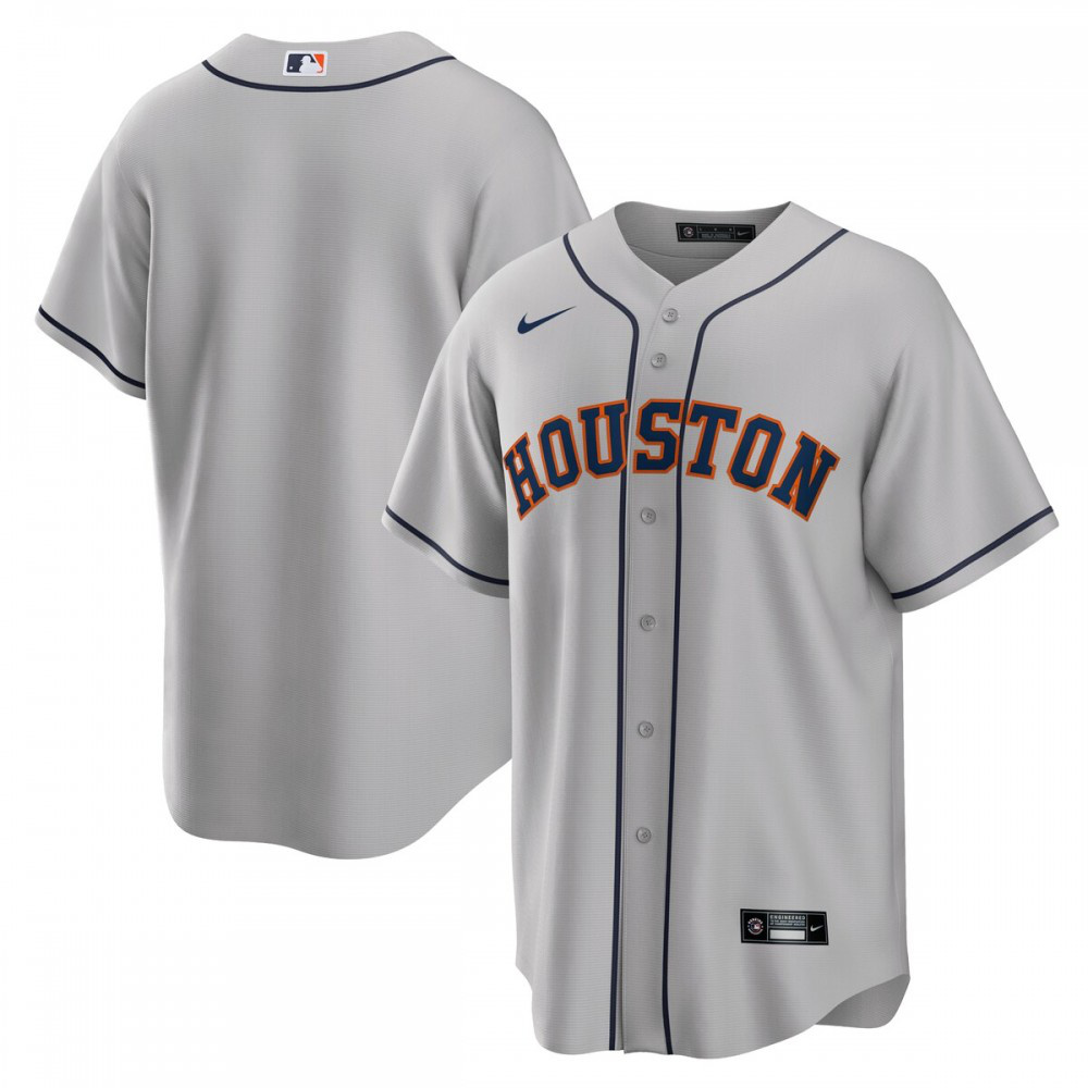 Men's Houston Astros Gray Replica Jersey