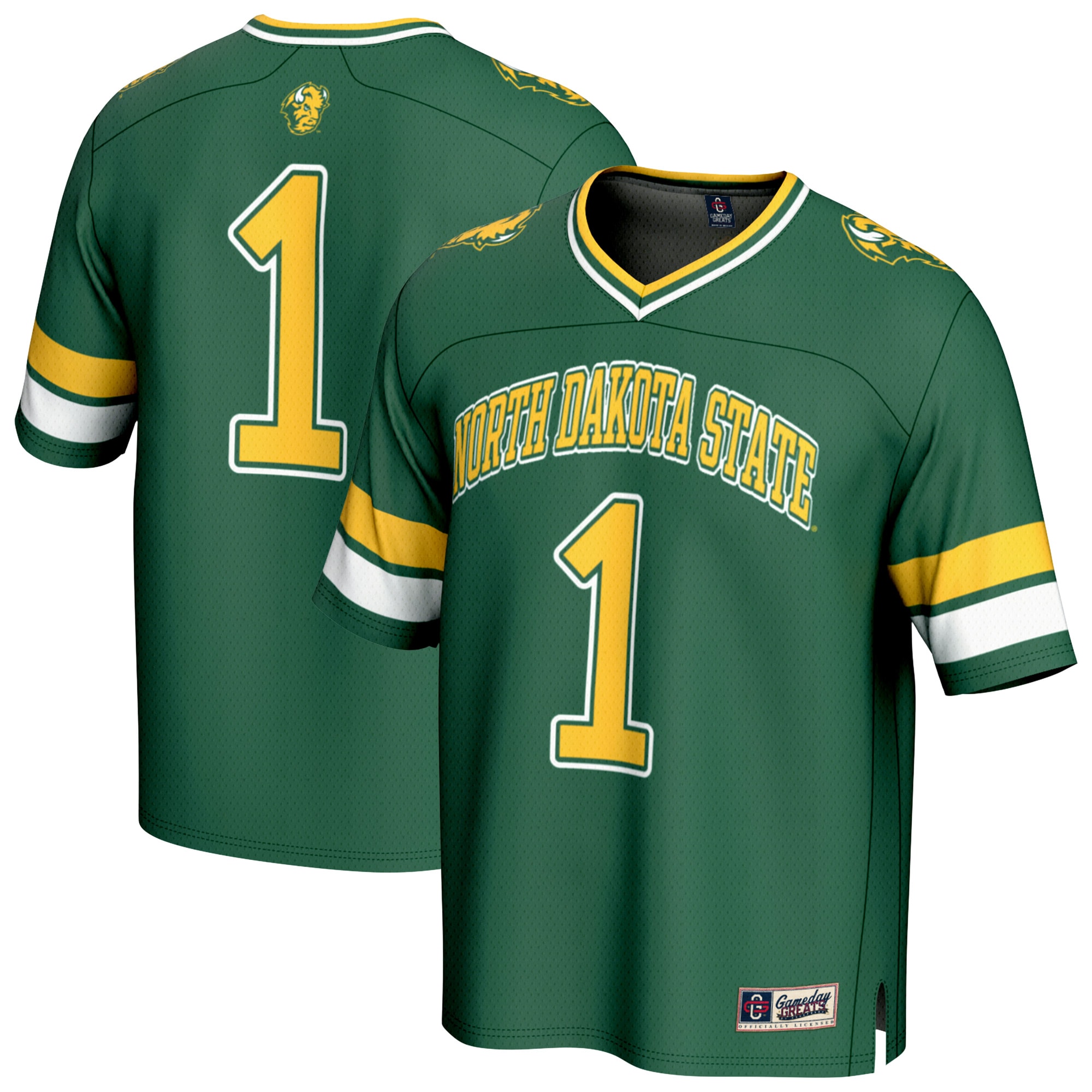 Kids' NDSU Bison Green Fashion Jersey