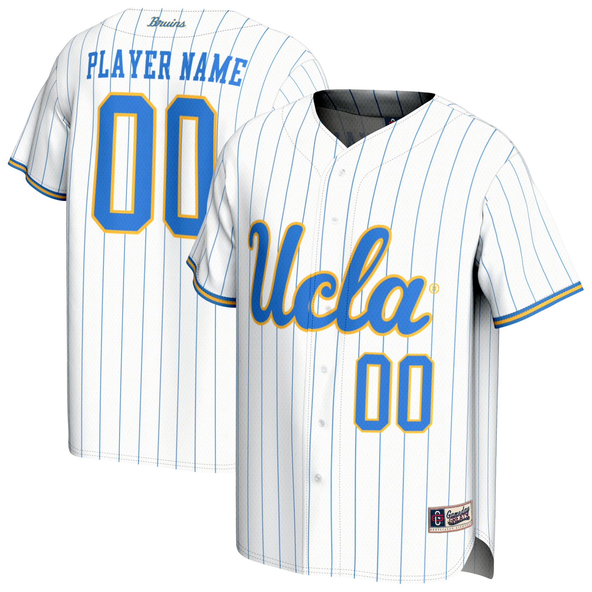Men's UCLA Bruins White Player Jersey