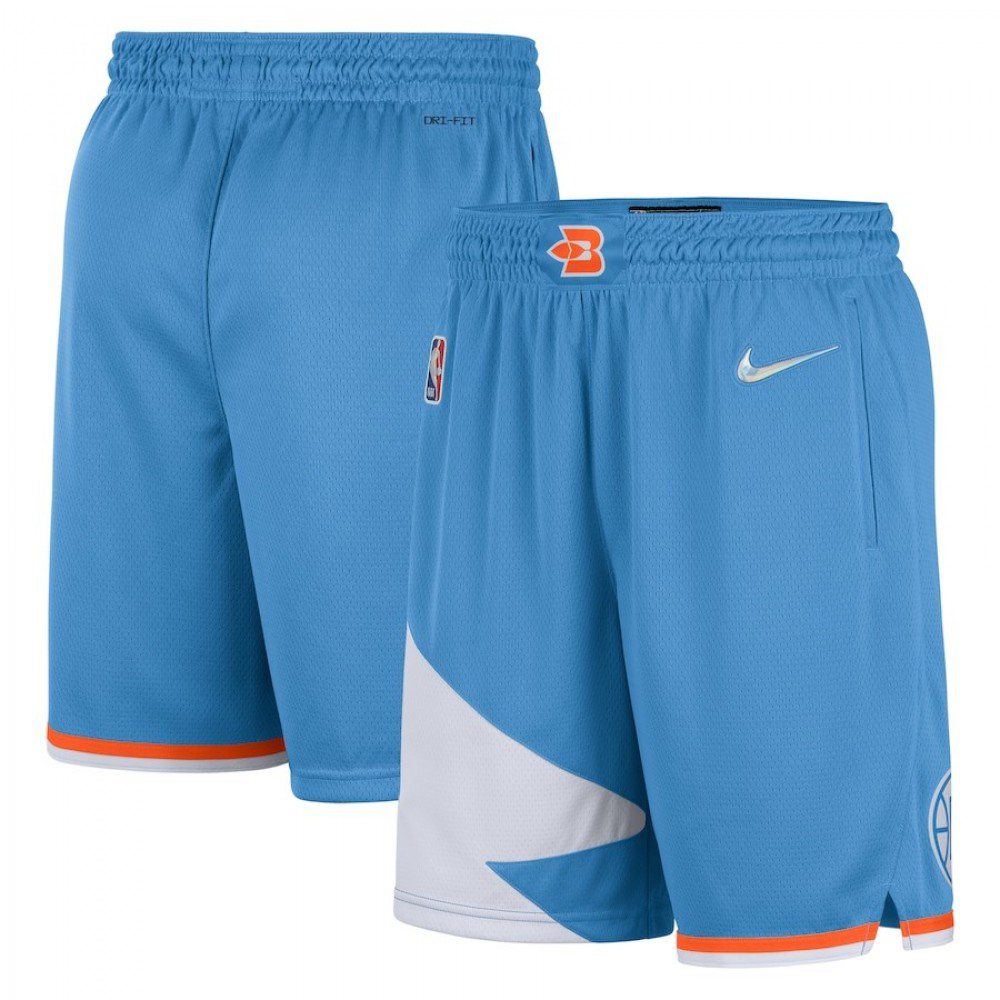 Women's LA Clippers 2021/22 Blue City Swingman Shorts