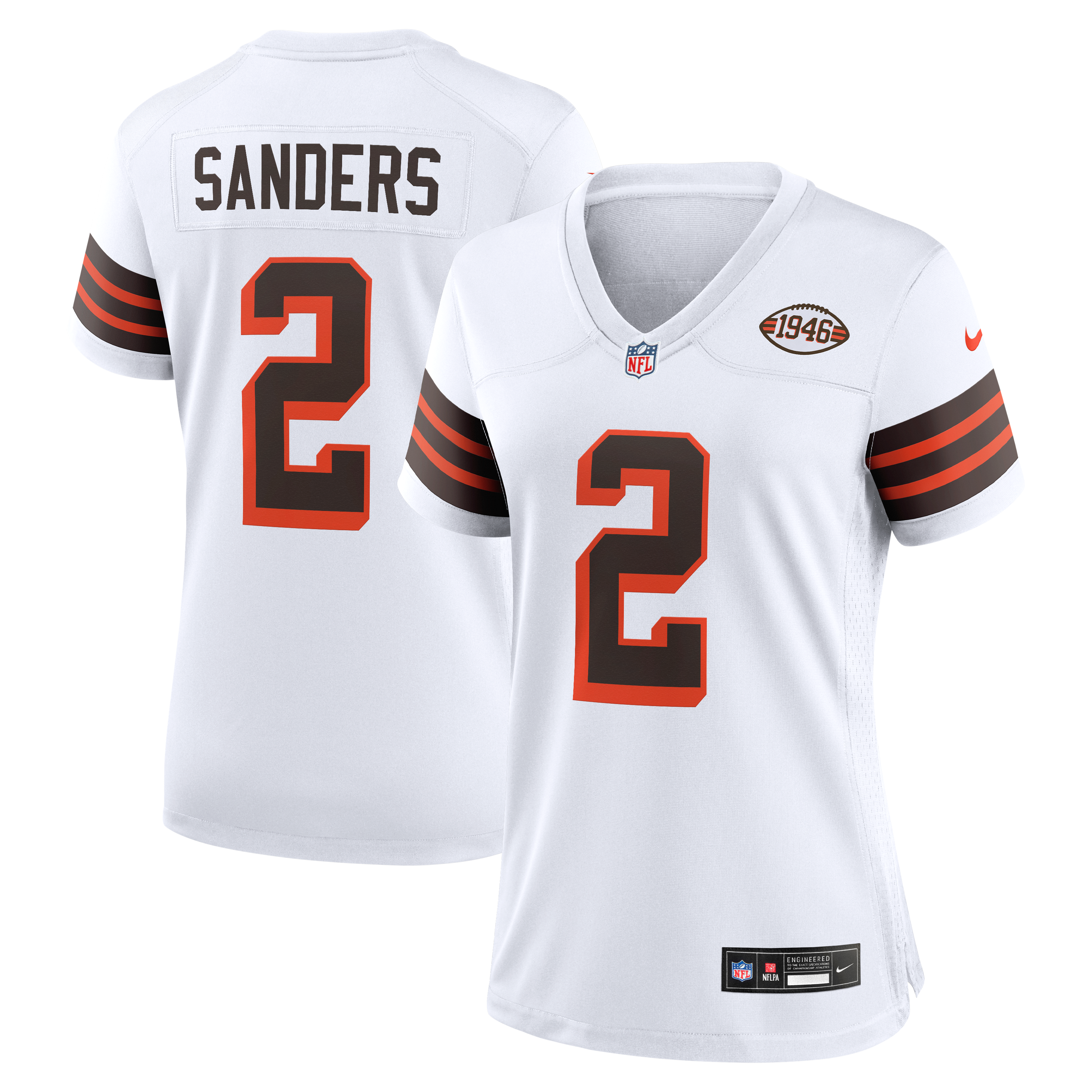 Men's Cleveland Browns White Game Jersey