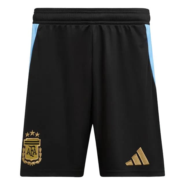 Women's Argentina 2024/25 Black Away Shorts