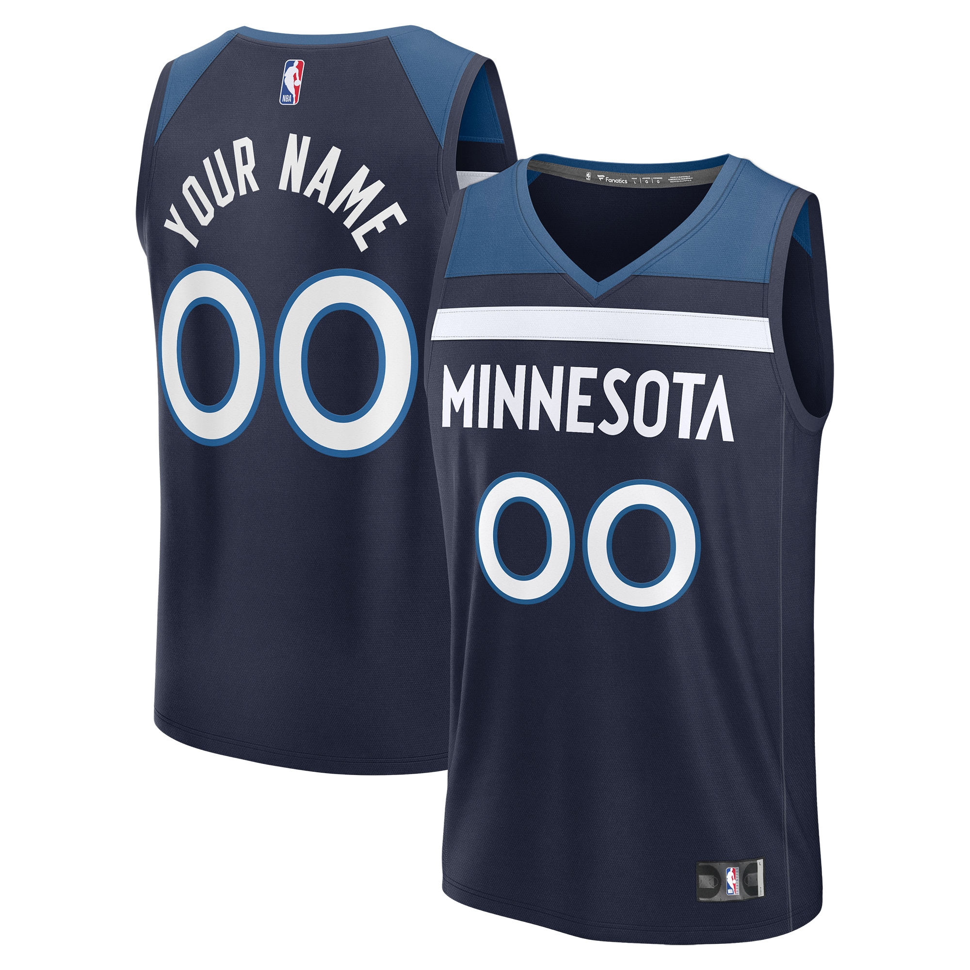 Kids' Minnesota Timberwolves Navy Icon Jersey