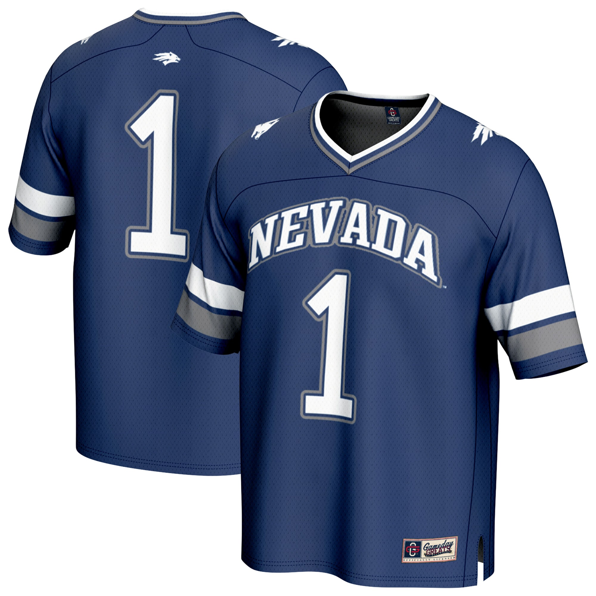Women's Nevada Wolf Pack Navy Fashion Jersey