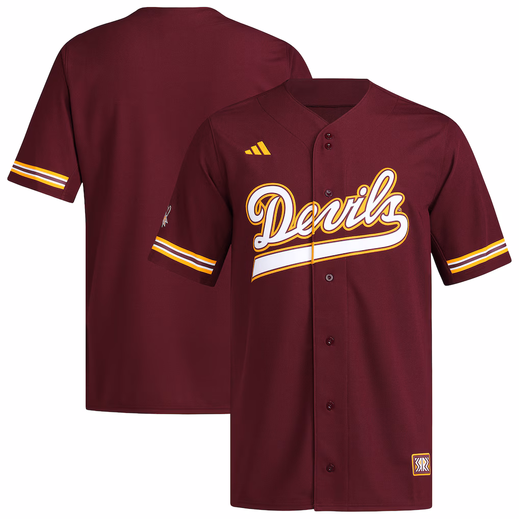 Women's Arizona State Sun Devils Maroon Retro Jersey