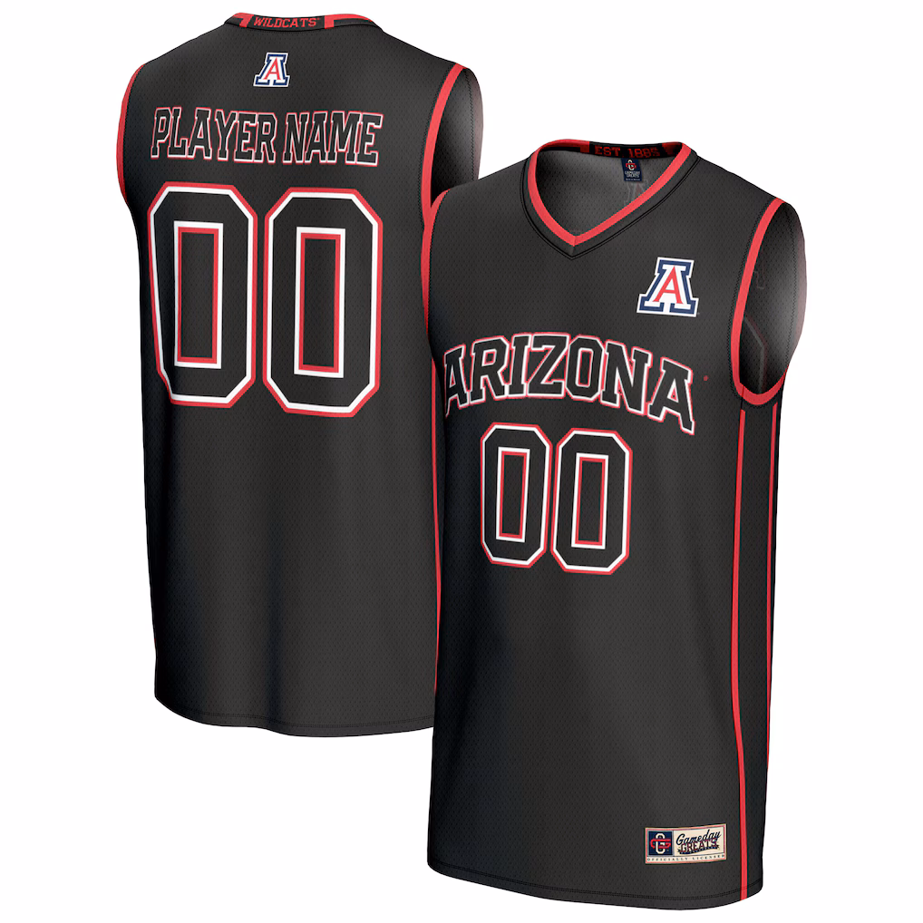 Men's Arizona Wildcats Black Player Jersey