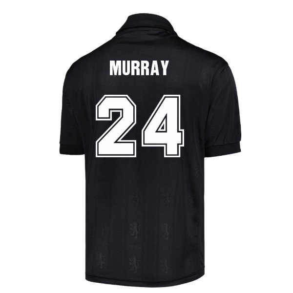 Kids' Aston Villa Black Retro Jersey