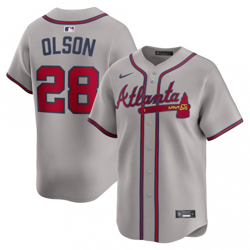 Women's Atlanta Braves Gray Limited Jersey