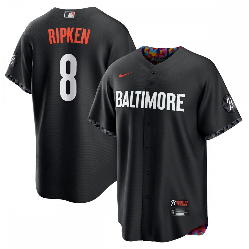 Kids' Baltimore Orioles 2023 Black City Player Jersey