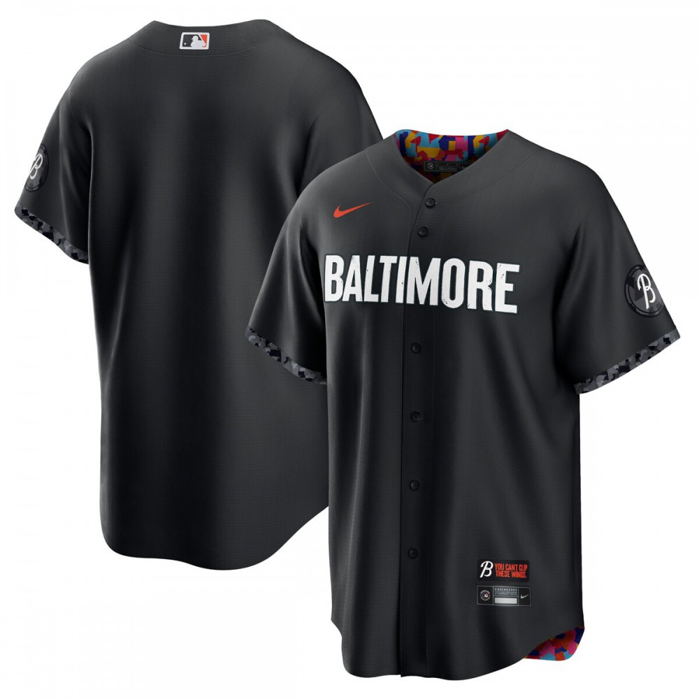 Women's Baltimore Orioles 2023 Black City Replica Jersey