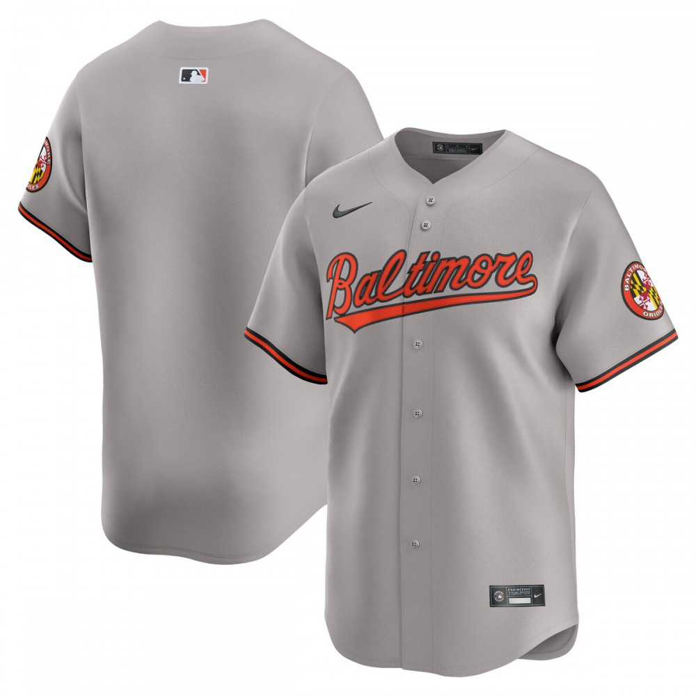 Kids' Baltimore Orioles Gray Limited Jersey