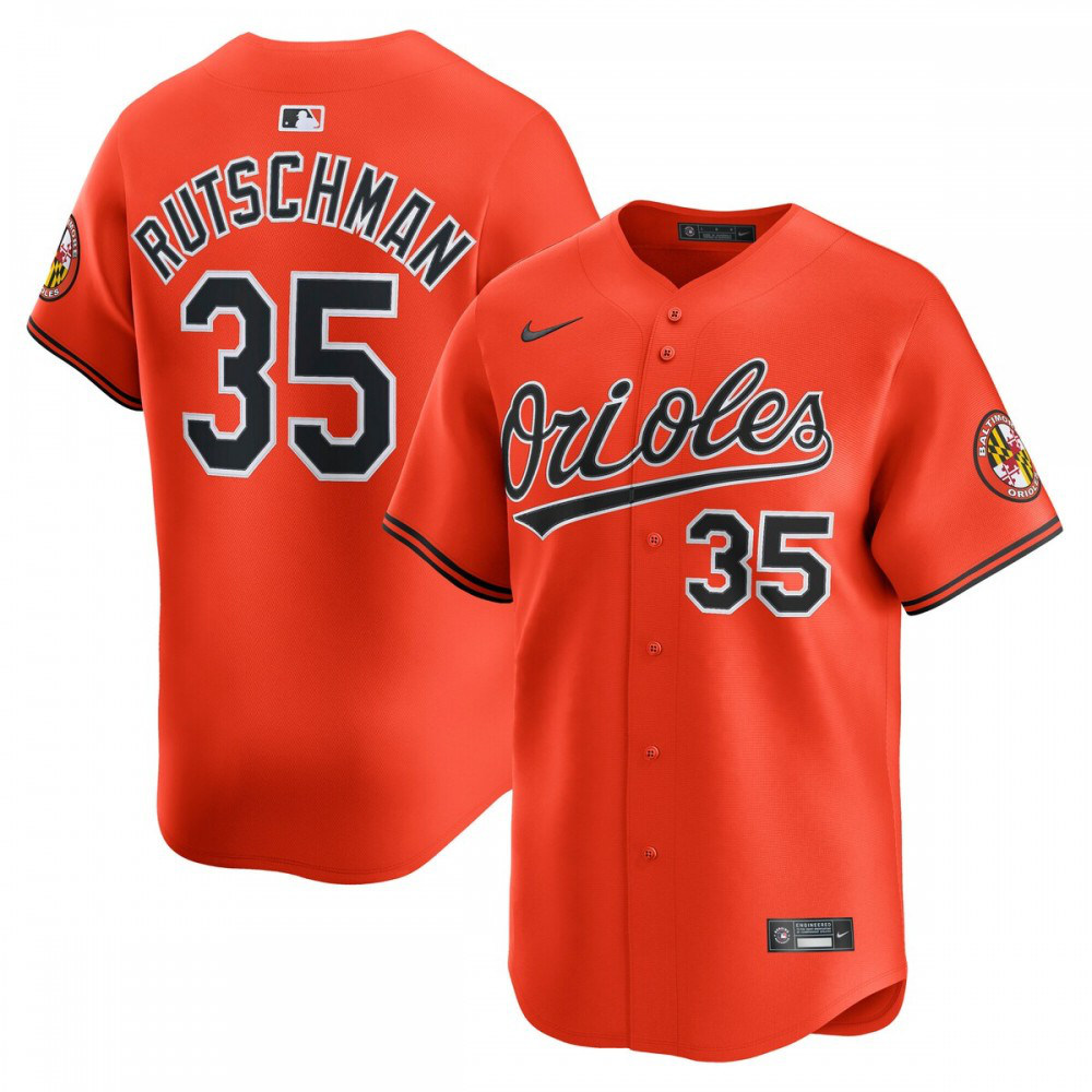 Men's Baltimore Orioles Orange Limited Jersey