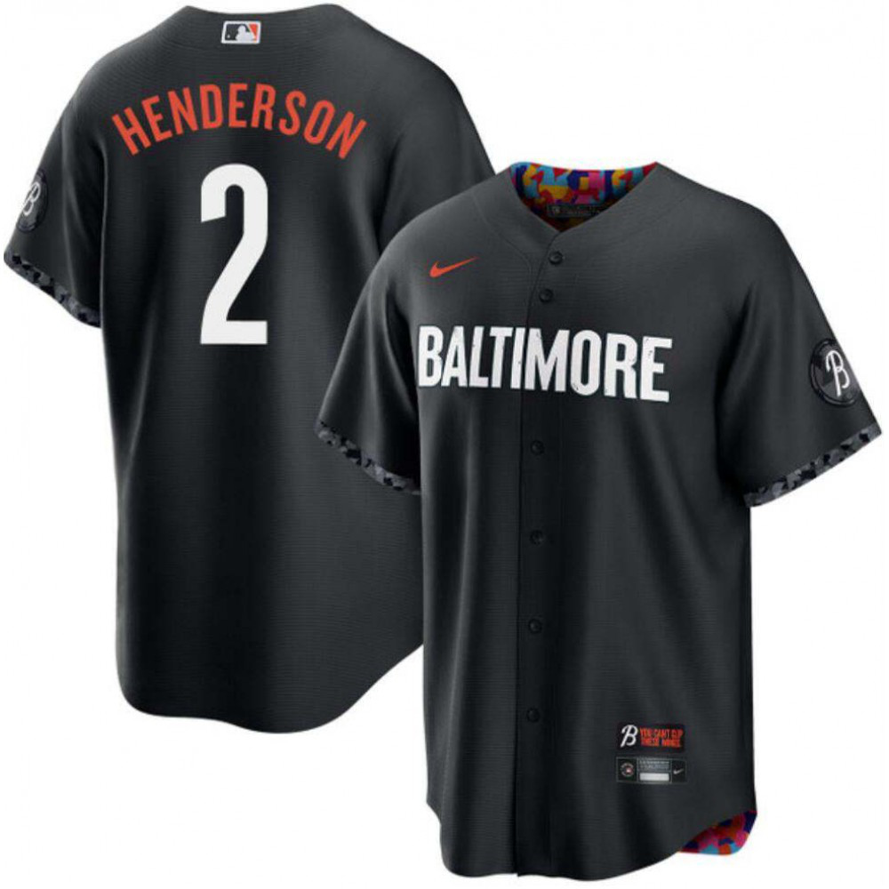 Men's Baltimore Orioles 2023 Black City Player Jersey
