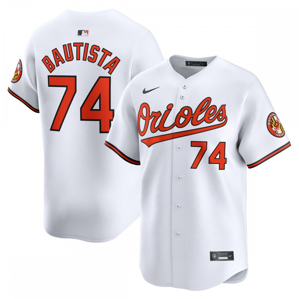 Men's Baltimore Orioles White Limited Jersey