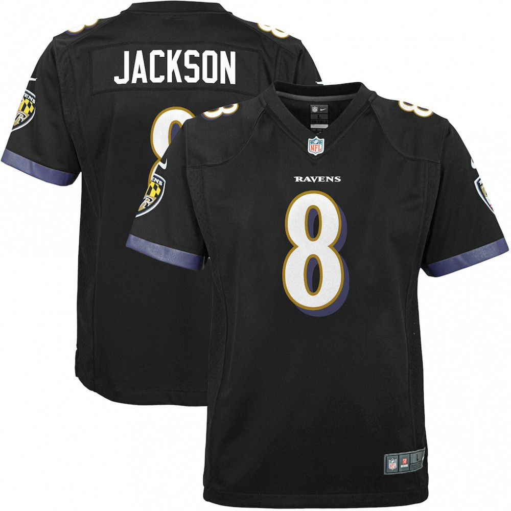 Women's Baltimore Ravens Black Game Jersey