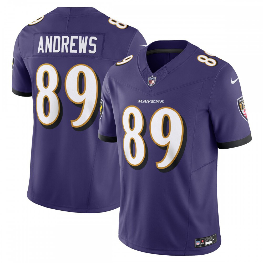 Kids' Baltimore Ravens Purple Limited Jersey