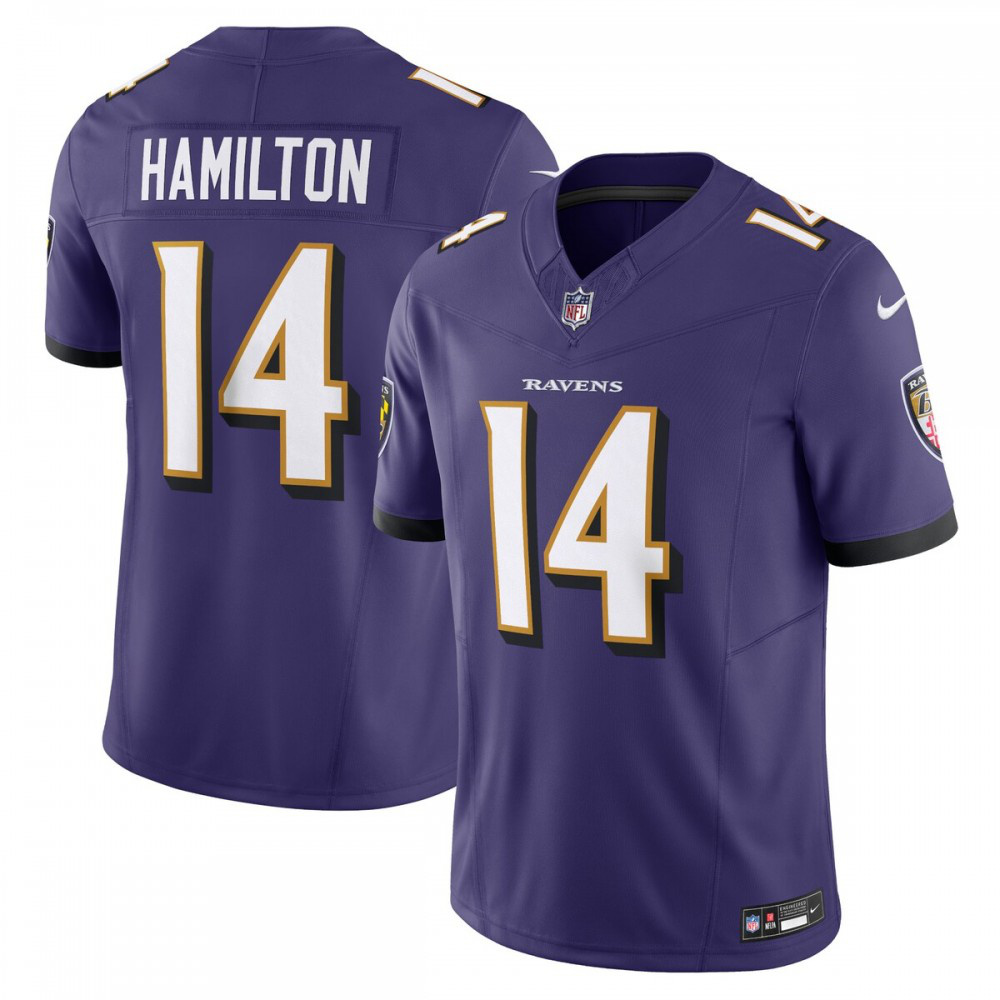 Men's Baltimore Ravens Purple Limited Jersey