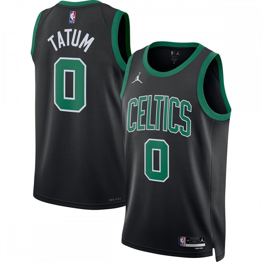 Kids' Boston Celtics 2022/23 Black Statement Swingman Jersey