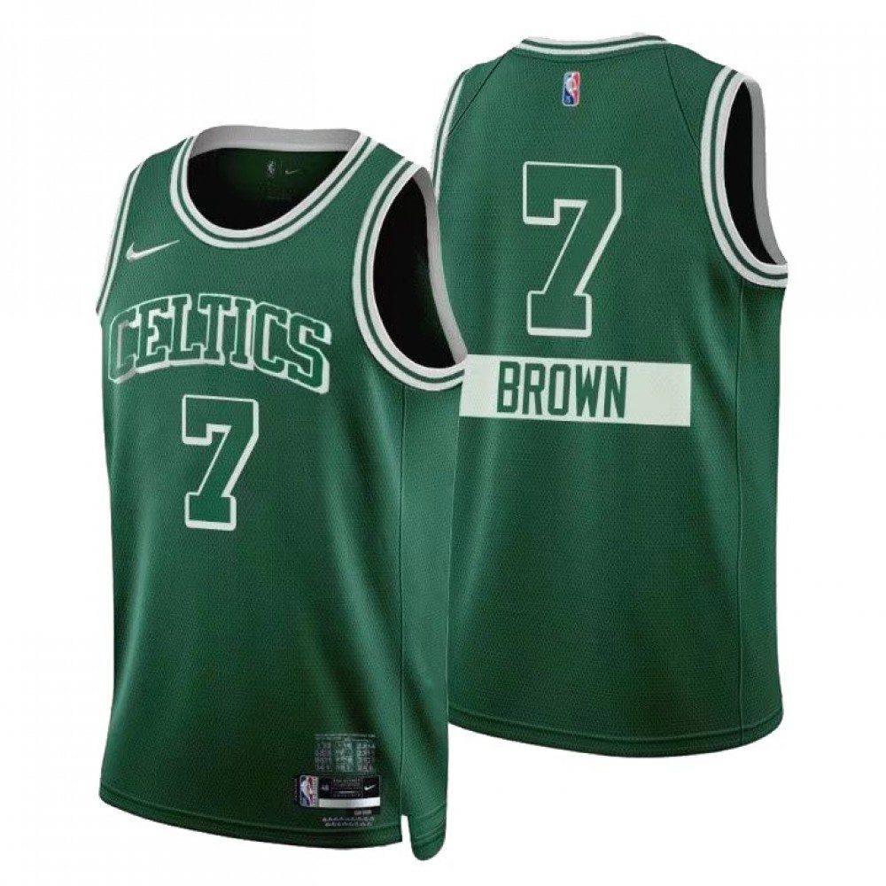 Kids' Boston Celtics 2021/22 Brown City Swingman Jersey