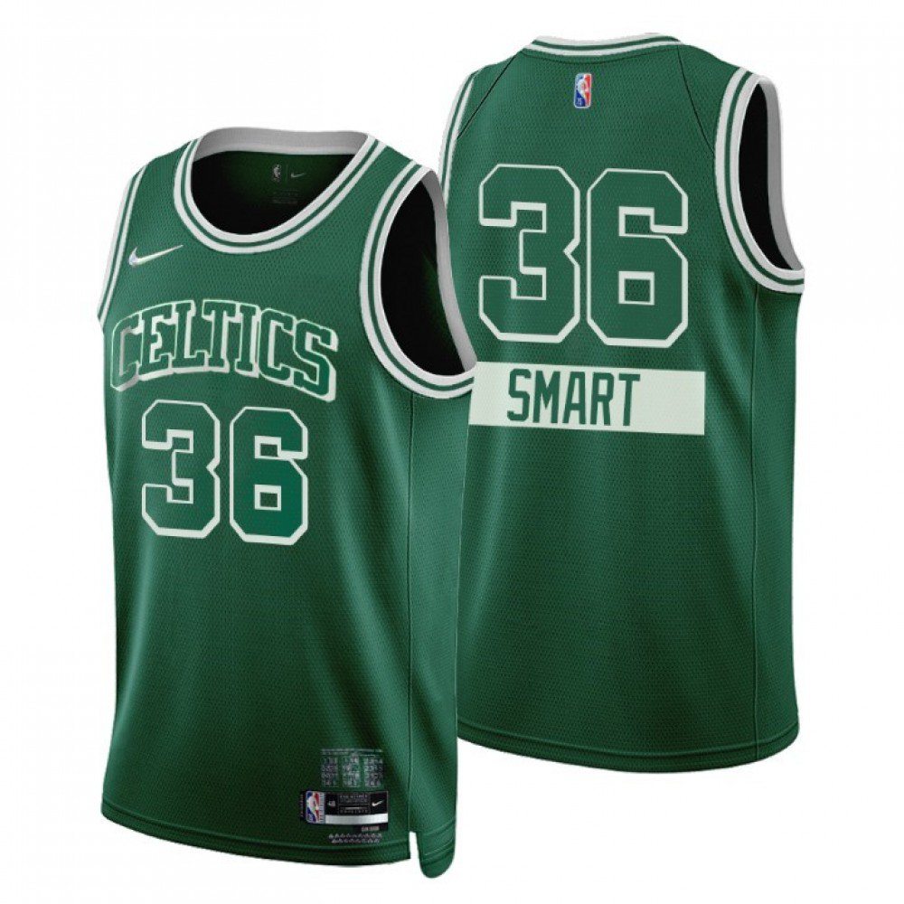 Men's Boston Celtics 2021/22 Green City Swingman Jersey