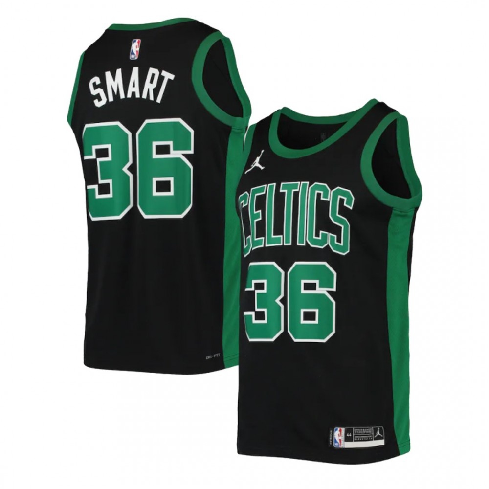 Men's Boston Celtics 2020/21 Black Statement Swingman Jersey