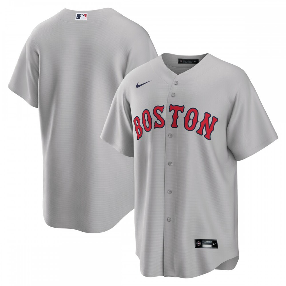Kids' Boston Red Sox Gray Replica Jersey