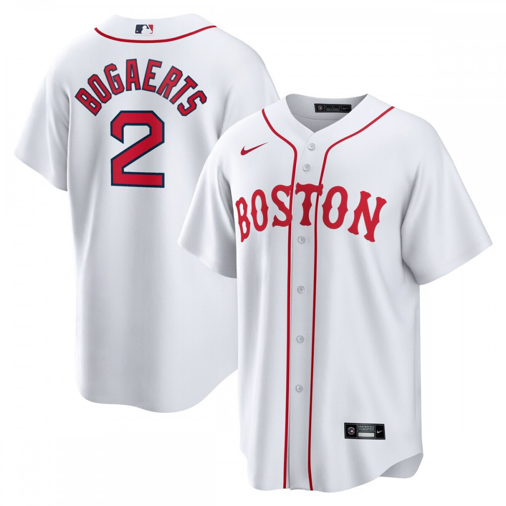 Men's Boston Red Sox 2021 White Player Jersey