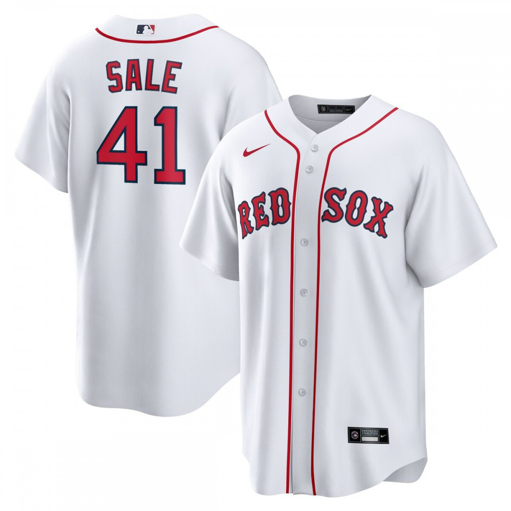 Kids' Boston Red Sox White Player Jersey