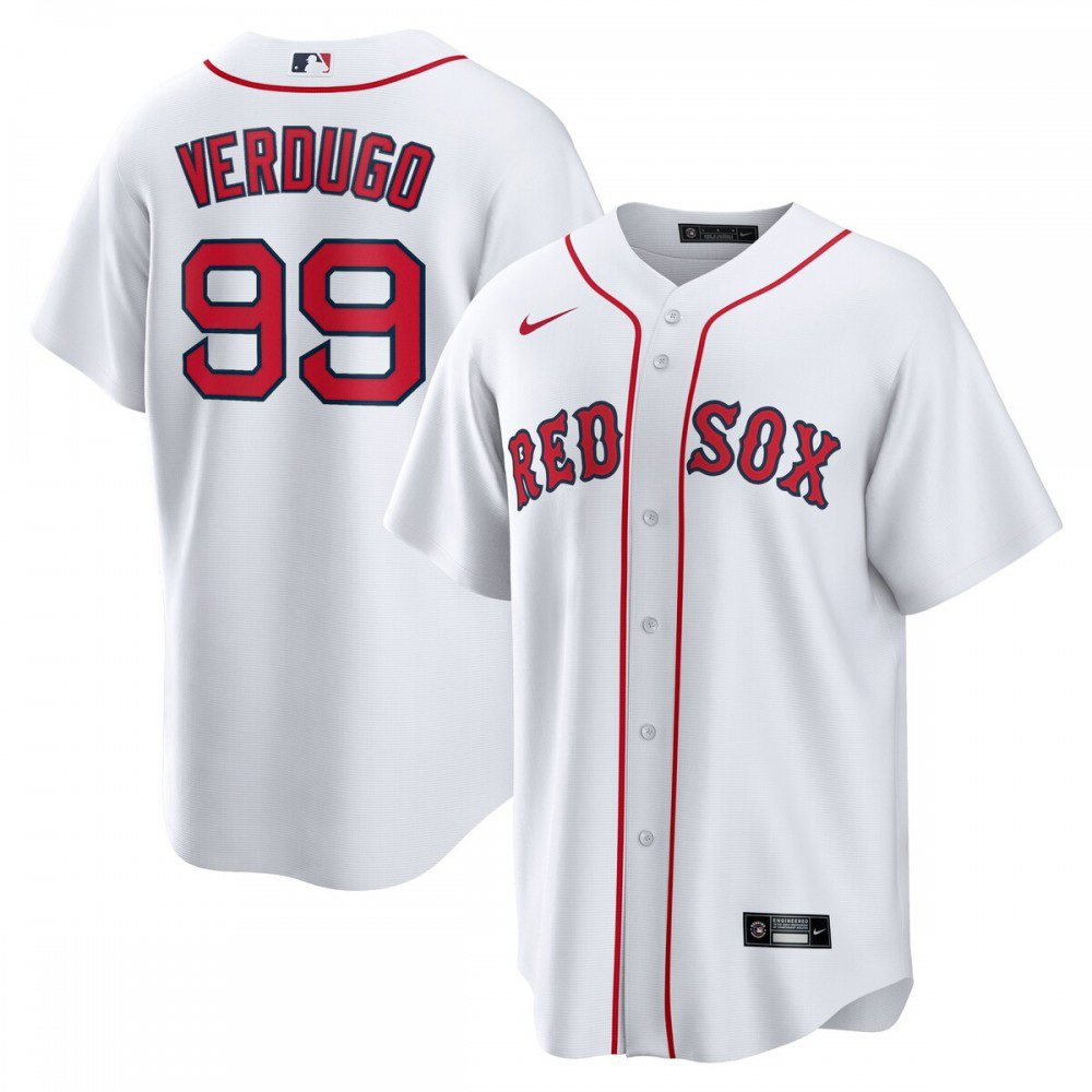 Men's Boston Red Sox White Player Jersey