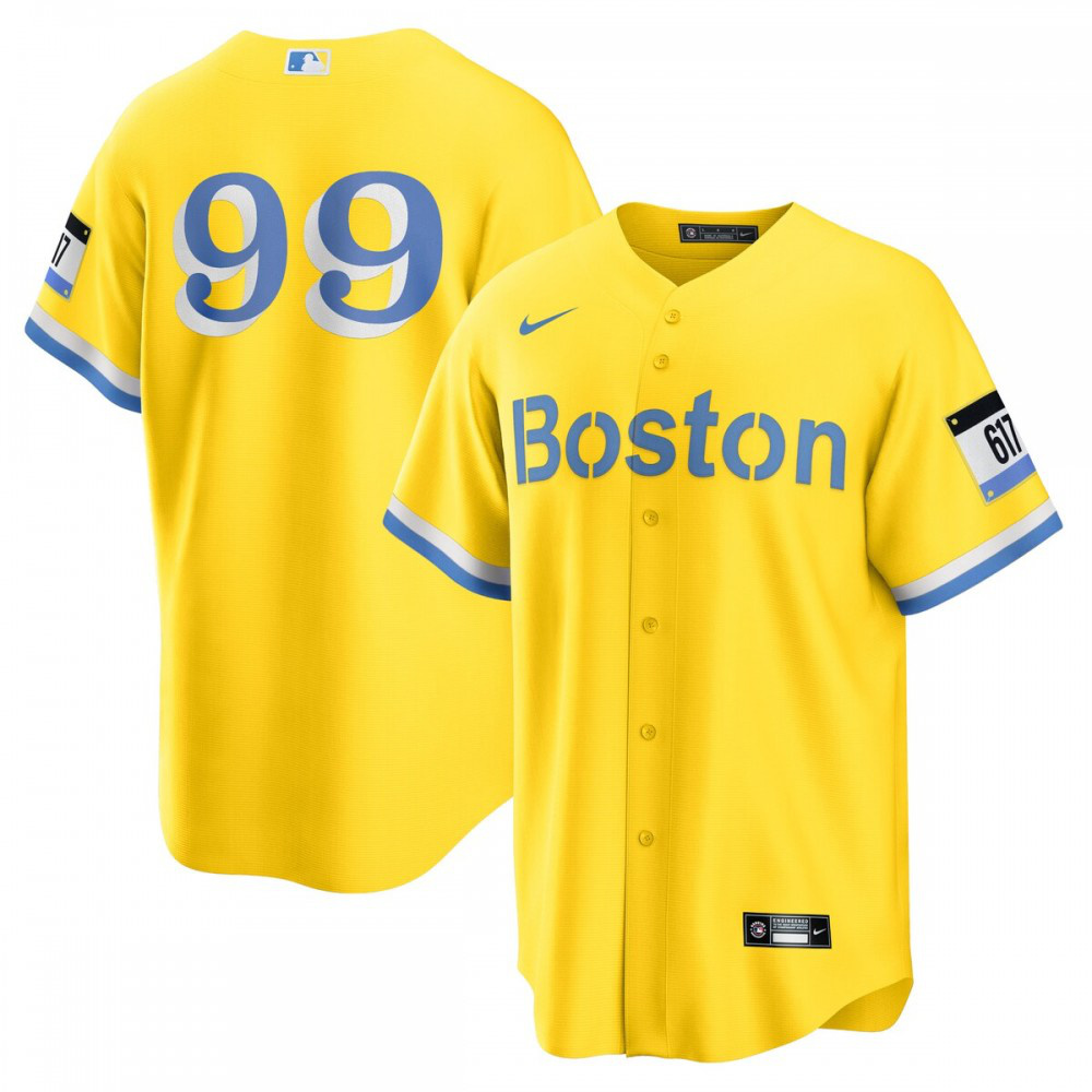 Women's Boston Red Sox Gold City Player Jersey