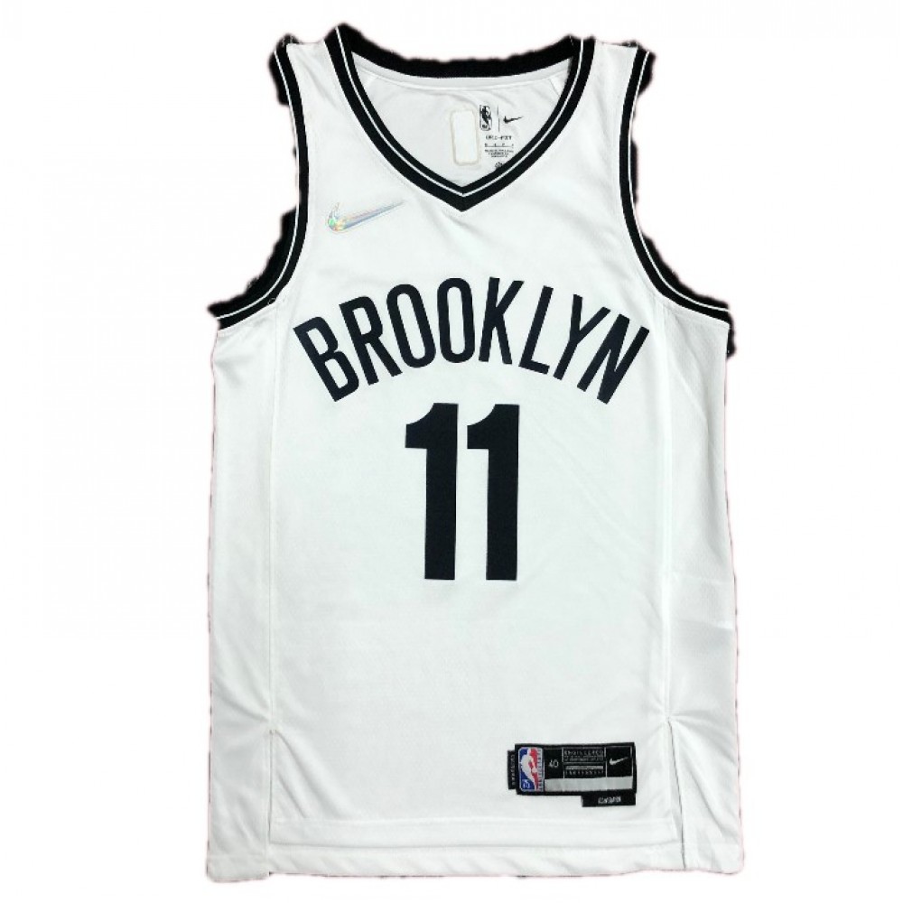 Kids' Brooklyn Nets 2021 White Icon Swingman Jersey