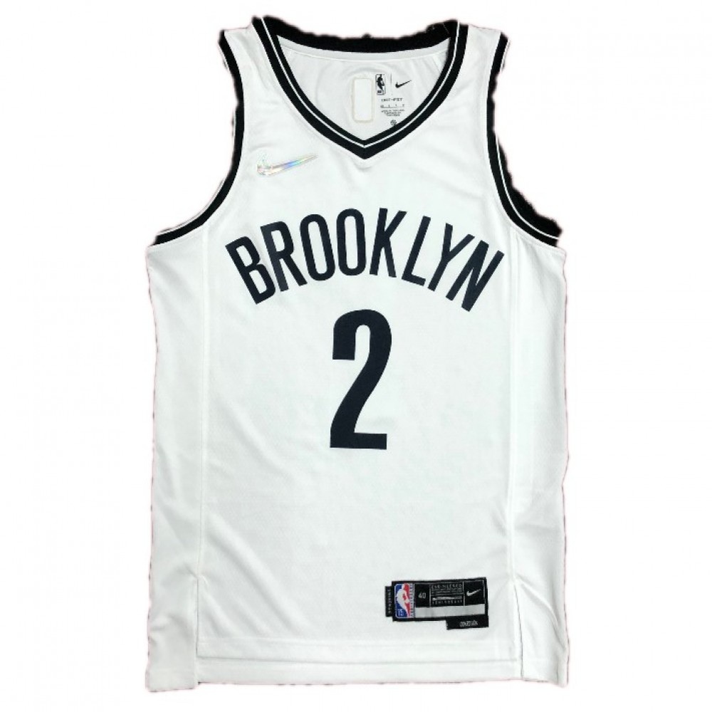Kids' Brooklyn Nets 2021 White Icon Swingman Jersey