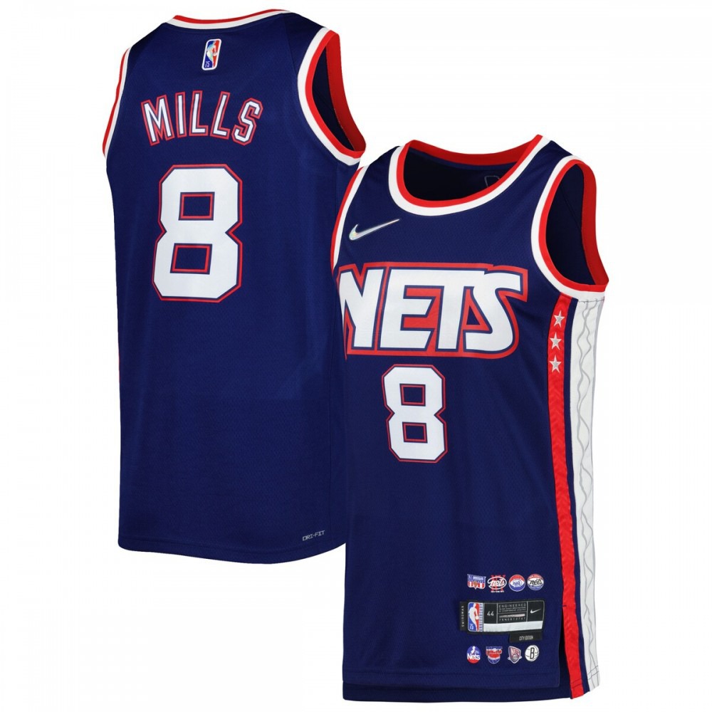 Kids' Brooklyn Nets 2021/22 Navy Swingman Jersey