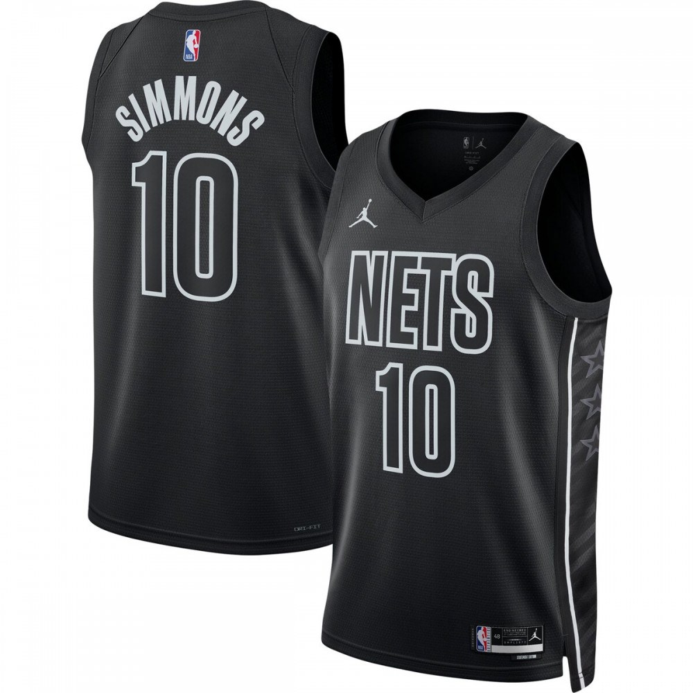 Men's Brooklyn Nets 2022/23 Black Statement Swingman Jersey
