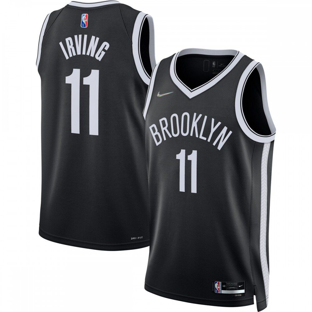 Women's Brooklyn Nets 2021/22 Black Icon Swingman Jersey