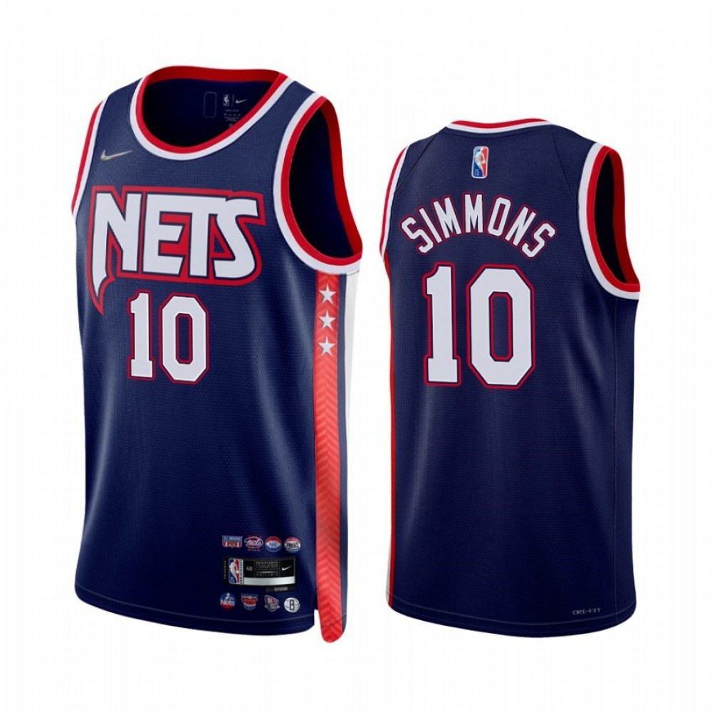 Men's Brooklyn Nets 2021/22 Navy City Swingman Jersey